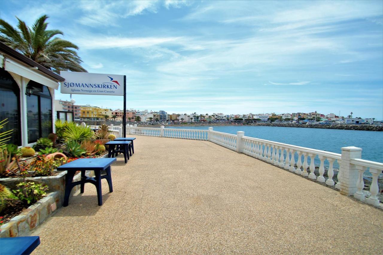 Studio In Top Lage Direkt Am Strand Arguineguin Exterior foto