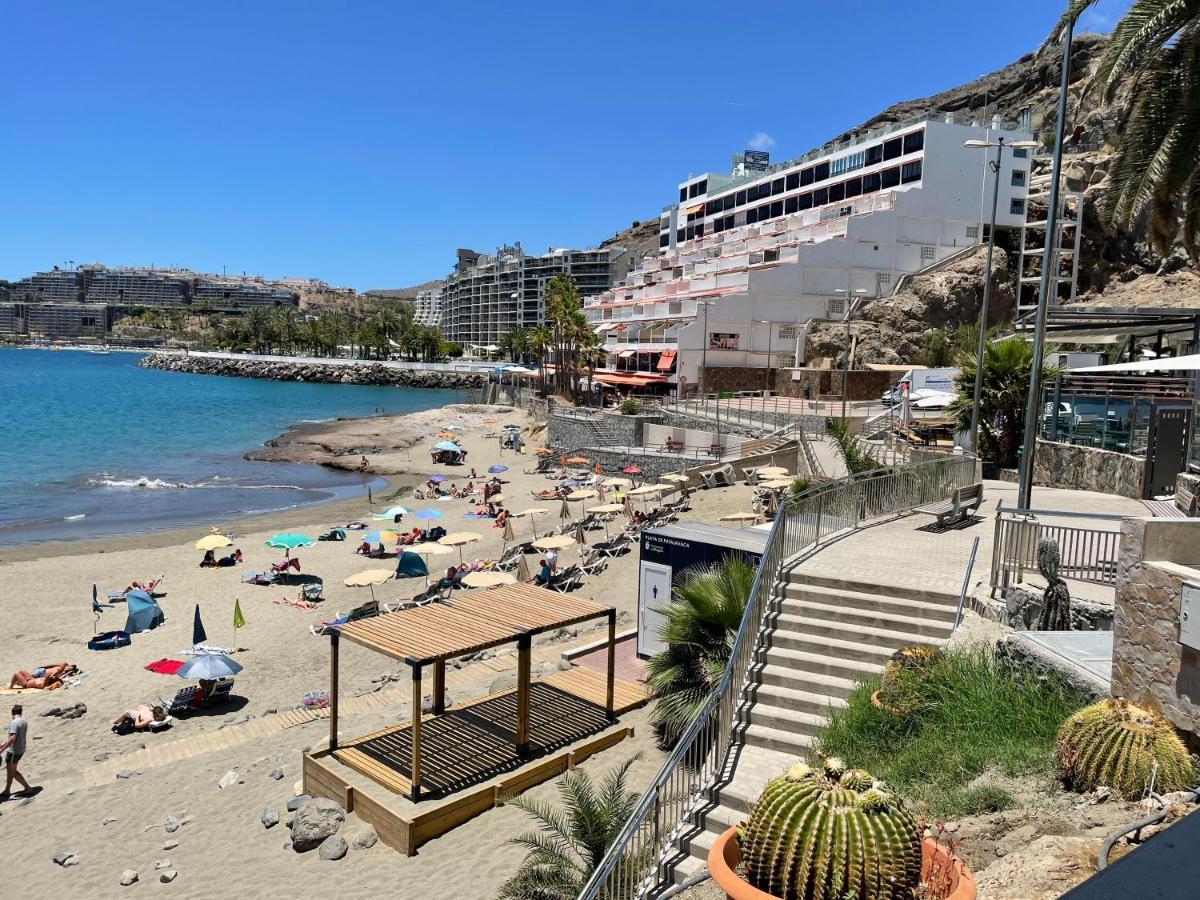 Studio In Top Lage Direkt Am Strand Arguineguin Exterior foto